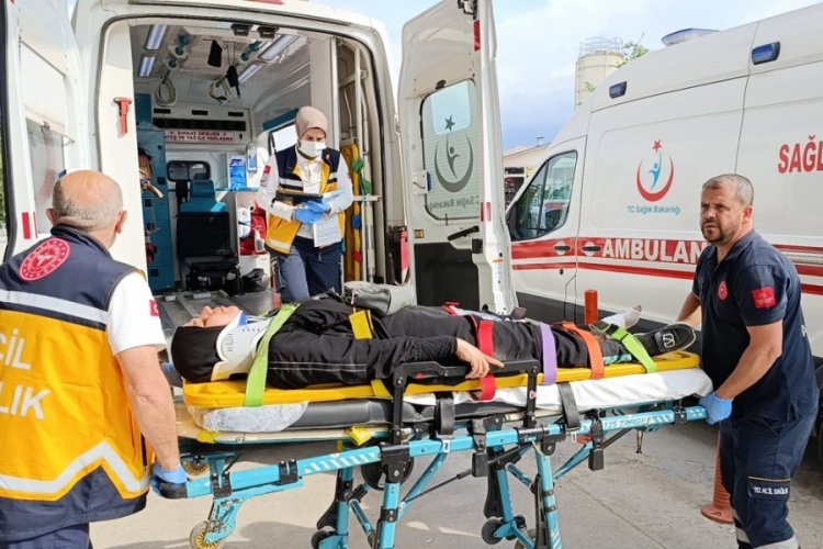 Bursa'da akıllara durgunluk veren kaza!