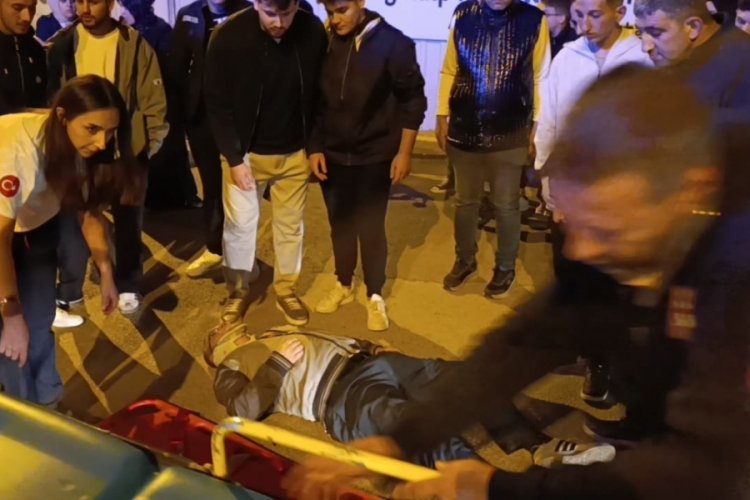 Bursa'da korkutan kaza! Çarptı kaçtı...