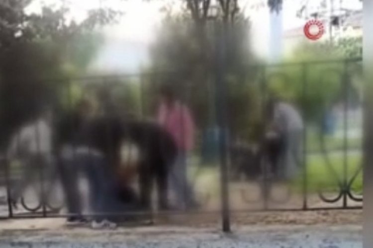 İstanbul'da küçük çocukların şiddetli kavgası