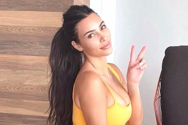 Kim Kardashian'ın giyinme odası!
