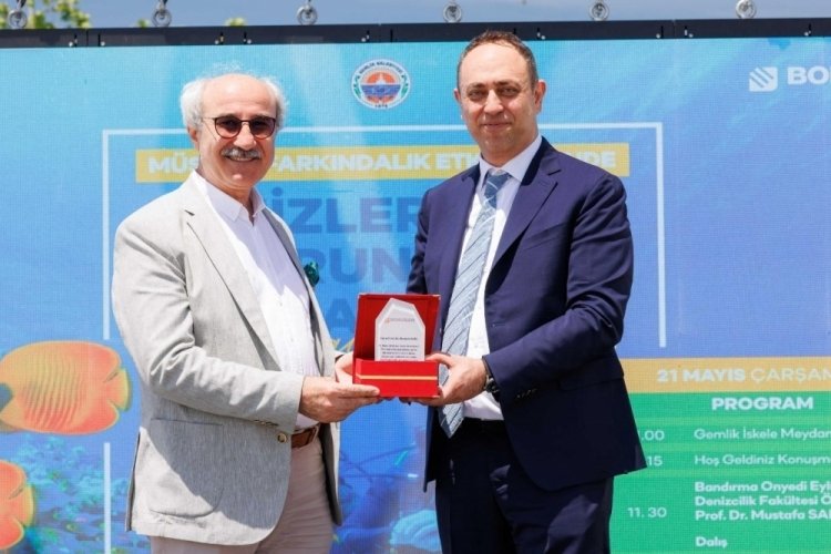 Borusan Holding'in Gemlik Körfezi'nde düzenlediği etkinlikte "müsilaj" anlatıldı