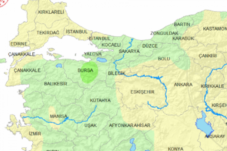 Bursa'ya yarın için flaş uyarı!