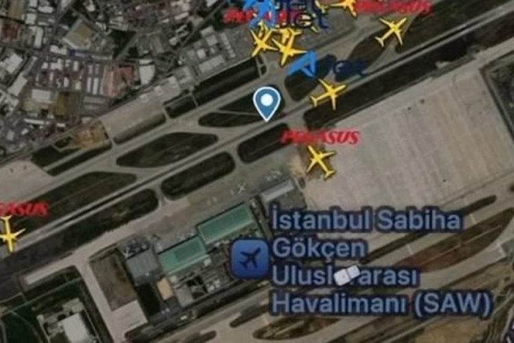 Sabiha Gökçen pistinde panik