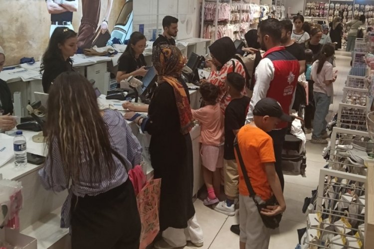 Bursa'da anlamlı destek...