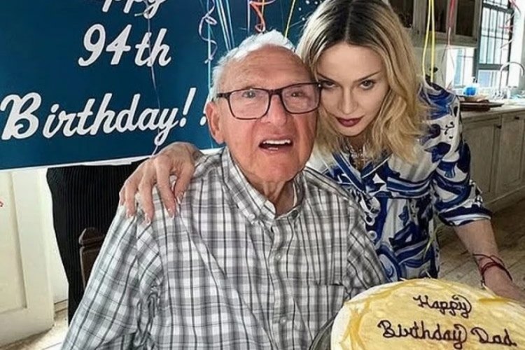 Madonna'dan babasına duygusal mesaj