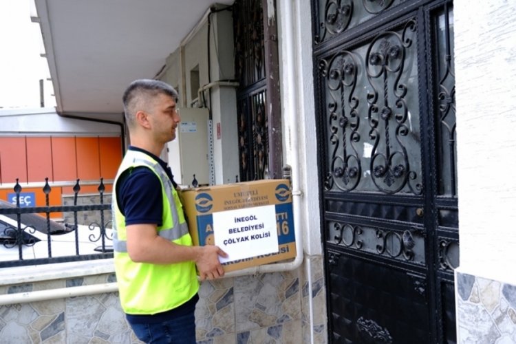 İnegöl Belediyesinden bayram öncesi gönül köprüsü