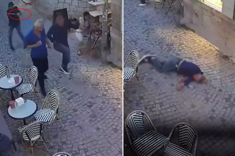 İş insanına silahlı saldırı kamerada! Bir anda yere yığıldı