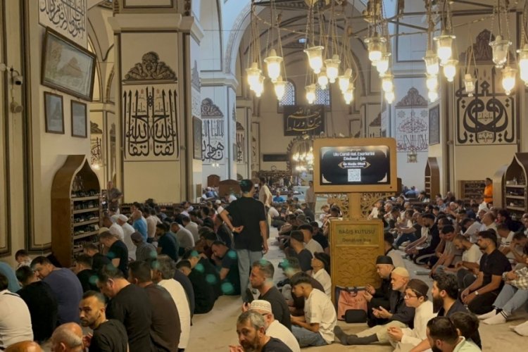 Bursa'da Ulu Cami, bu bayramda da doldu taştı!