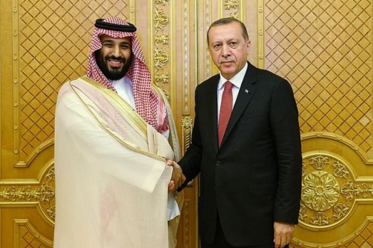 Cumhurbaşkanı Erdoğan, Suudi Arabistan Veliaht Prensi Selman ile görüştü