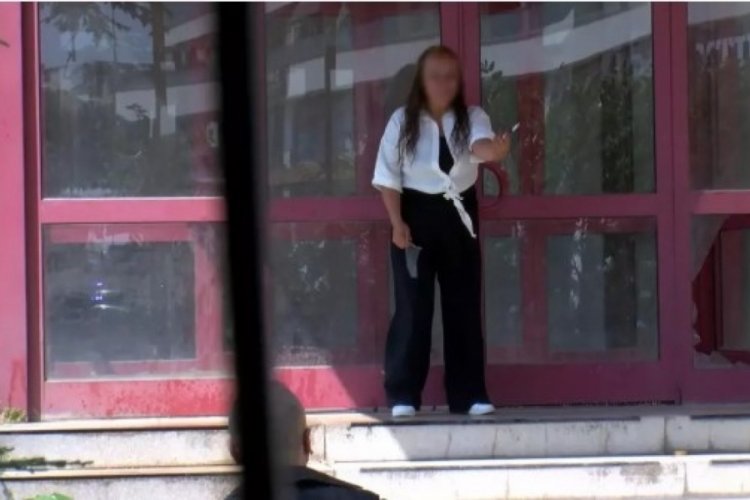 Güpegündüz panik anları! Üzerine benzin döküp kendini yakacaktı!