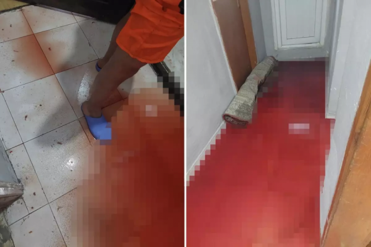 Uyandıklarında evlerinin kan gölüne döndüğünü gördüler!