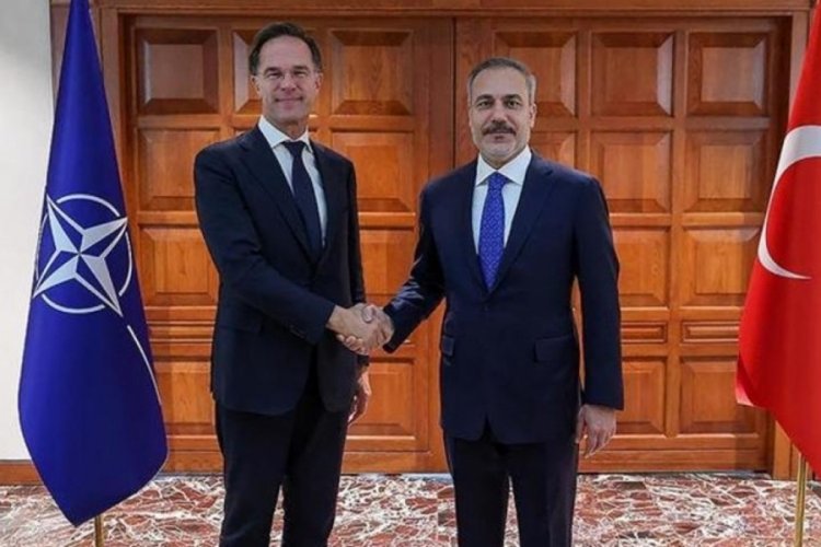 Dışişleri Bakanı Hakan Fidan, NATO Genel Sekreteri Rutte ile görüştü