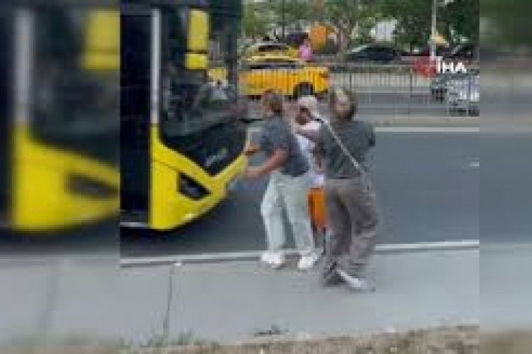 Şoför otobüsü yolcuların üzerine sürdü
