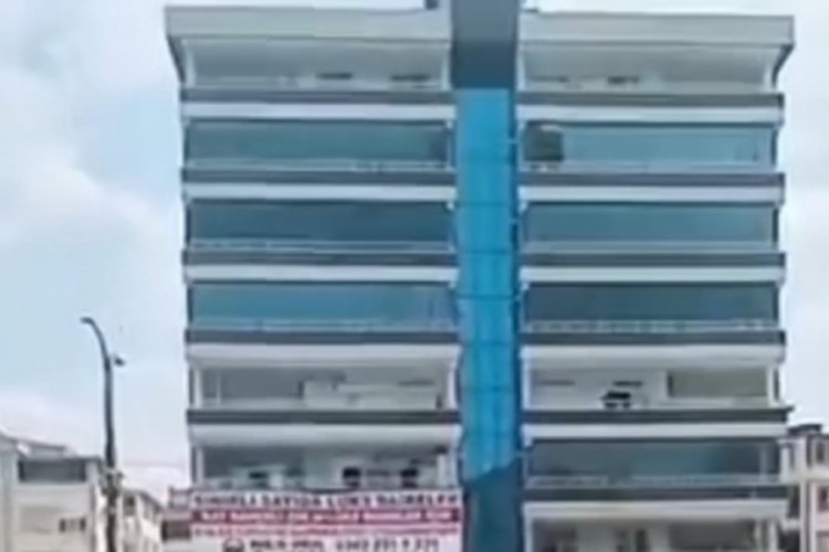 Temizlik yaparken 7. kattan düşen bina görevlisi hayatını kaybetti