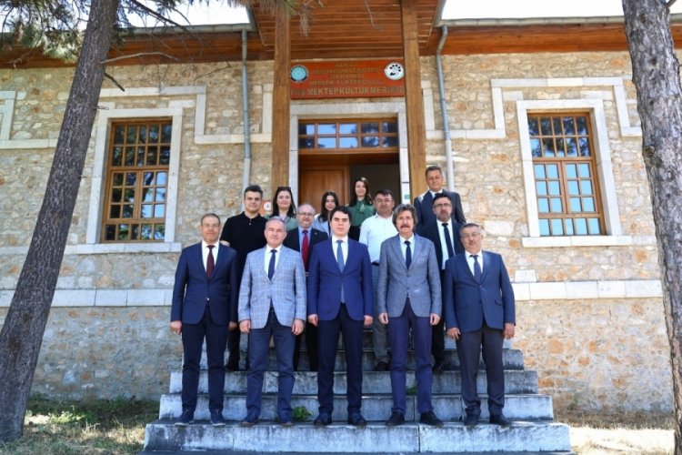 BUÜ yönetiminden Orhaneli ve Büyükorhan ziyareti
