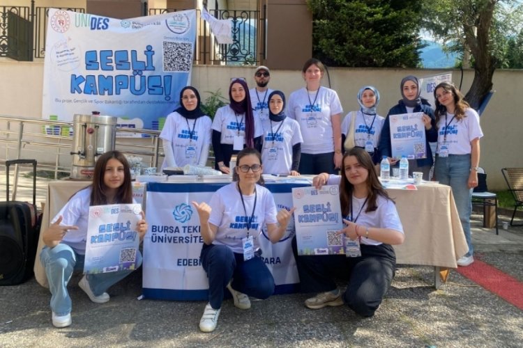 BTÜ'den anlamlı 'Sesli Kampüs' projesi!