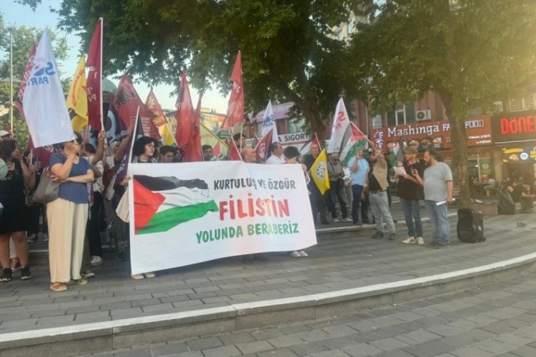 Bursa'da Madleen Gemisi için ses yükselttiler!