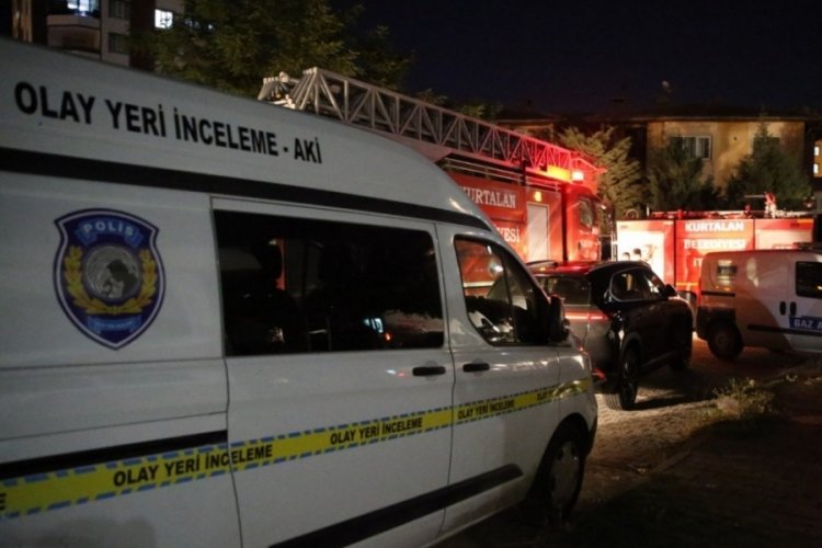 Polis lojmanında yangın: 13 kişi etkilendi