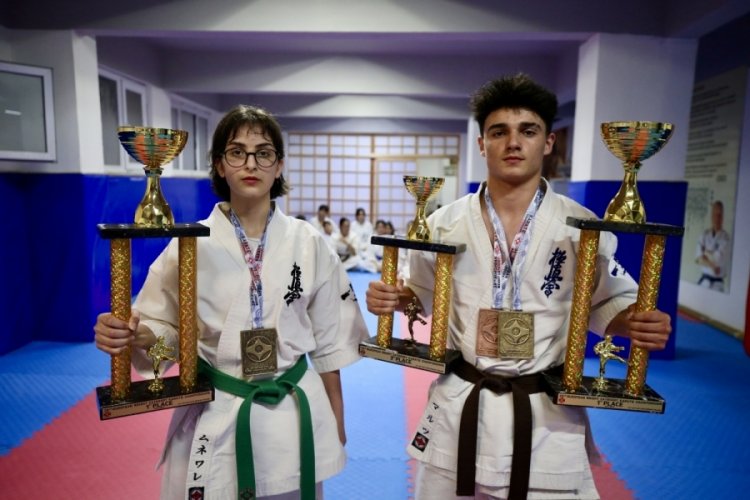 Bursalı Avrupa birincisi karateciler, gözlerini dünya şampiyonluğuna dikti 