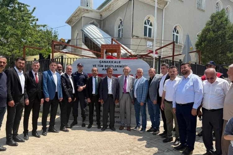 Orhaneli ilçesinde şehitlik anıtı açıldı