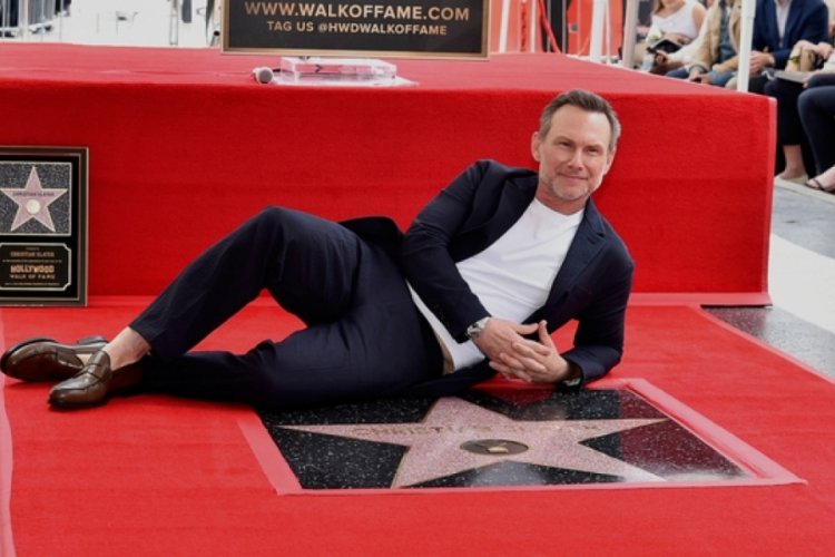 Christian Slater'a Hollywood Şöhretler Kaldırımı'nda yıldız verildi