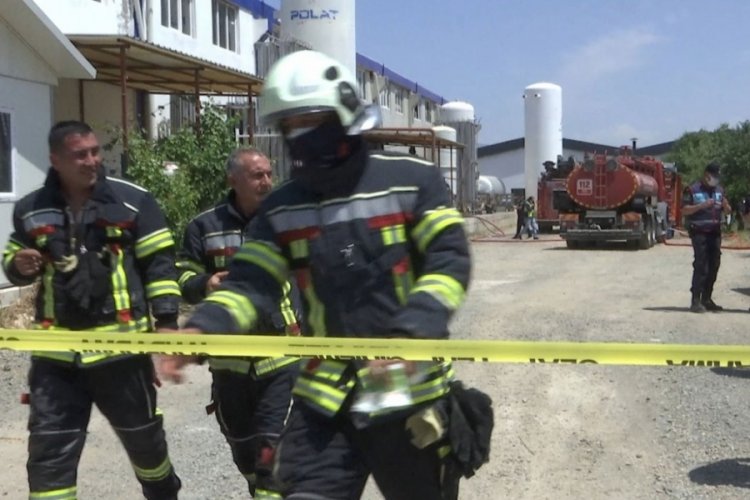 Dolum tesisinde patlama; 3 kişi gazdan etkilendi