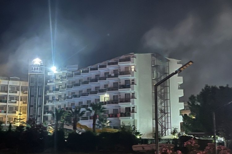 Alanya'da otel yangını