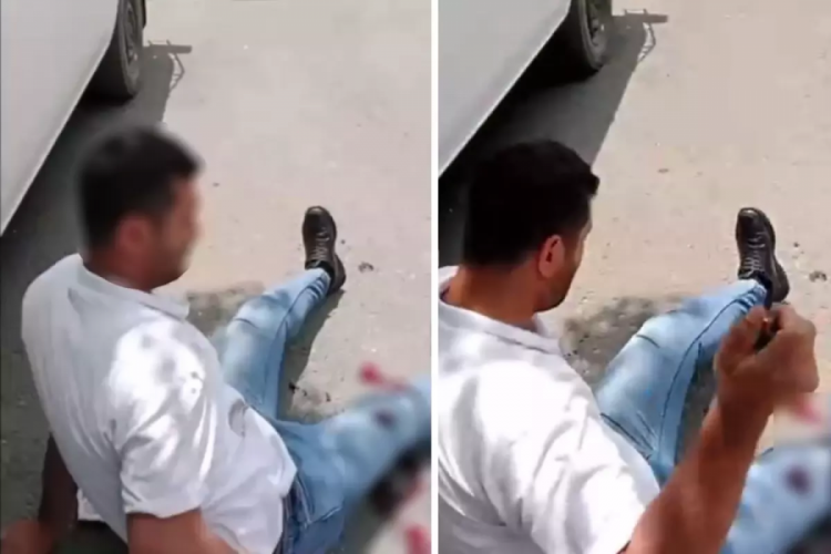 Kendisini rahatsız eden erkekten intikamını böyle aldı!