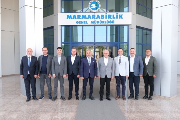 Başkan Şadi Özdemir'den Marmarabirlik'e hayırlı olsun ziyareti