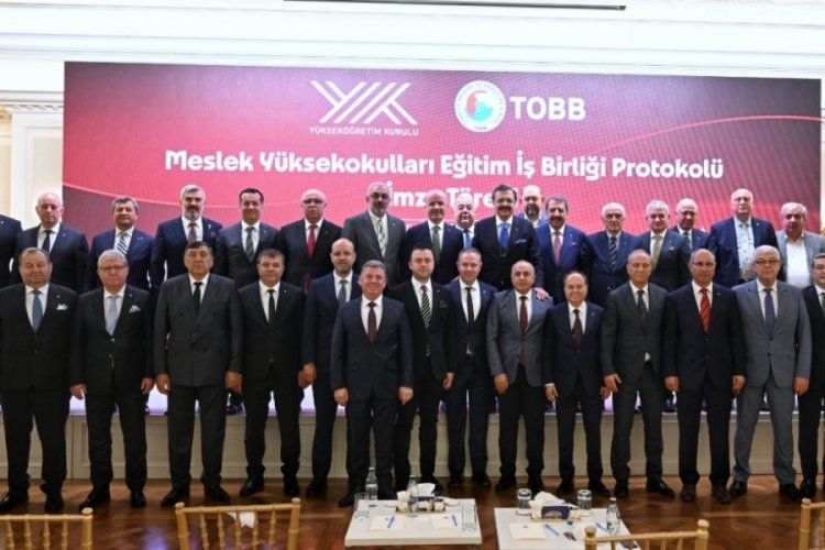TSO ve OYAÇ'ın buluşmasında mesleki eğitimi güçlendirmek için TOBB ve YÖK'ten işbirliği!