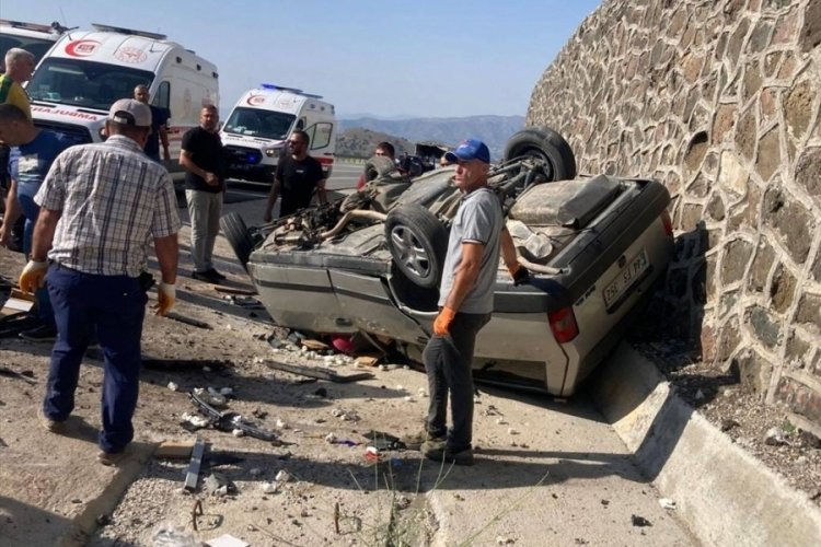 Tunceli'de kaza: 7 yaralı