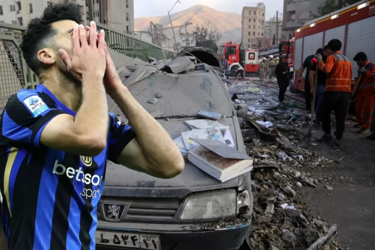 Ülkesinden çıkamıyor! Inter'in forveti savaşın ortasında kaldı