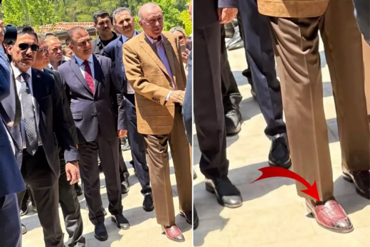 Erdoğan'ın ayakkabısıyla ilgili iddiaya İletişim Başkanlığı'ndan yalanlama