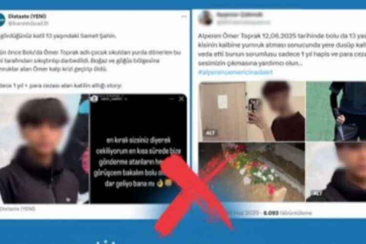 Bolu'da 15 yaşındaki Alperen Ömer'i yumruklayarak öldüren kişi 1 yıl ceza aldı iddiası!