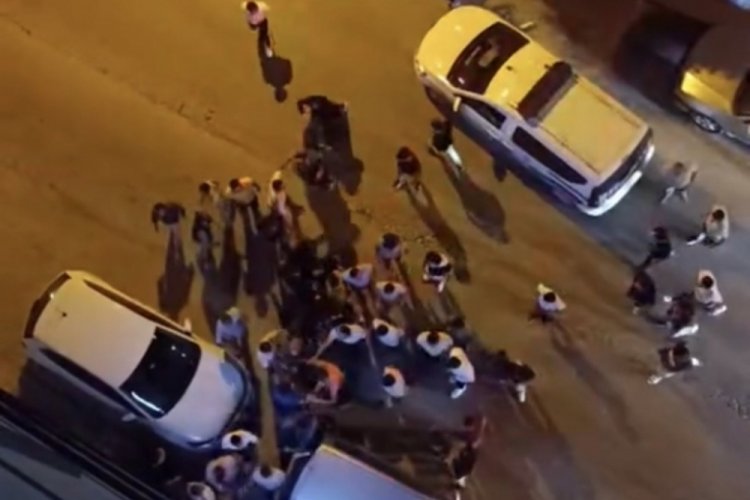 Taşlı sopalı kavga ve onlarca yaralı! Hepsi yabancı uyruklu