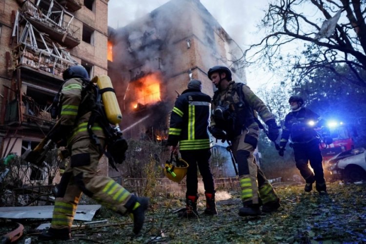 Rusya saldırıya geçti! Ukrayna'nın başkent Kiev'i dronlarla vurdu