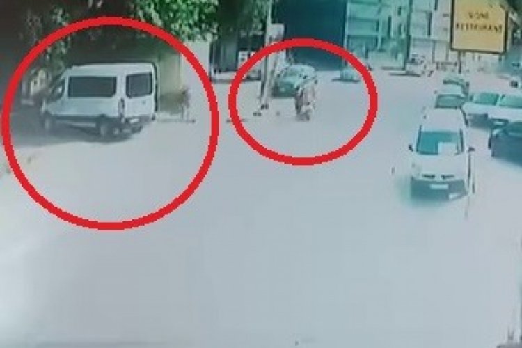 Bursa'da kuryeye tekme tokat saldırı!