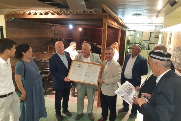 Özbekistan Gazeteciler Birliği'nden Bursa Gazeteciler Cemiyeti'ne ziyaret