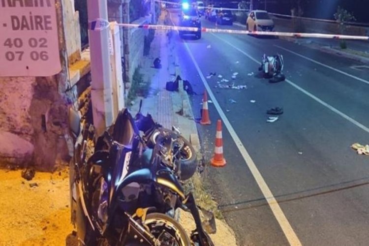 Bodrum'da feci kaza! Aynı istikamete giden iki motosiklet çarpıştı: 2 ölü