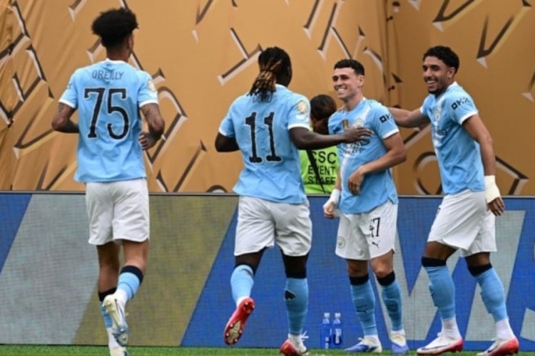 Manchester City'ye tek devre yetti