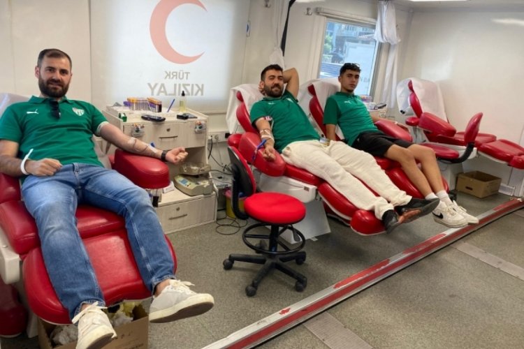 Bursasporlular kan desteği veriyor!