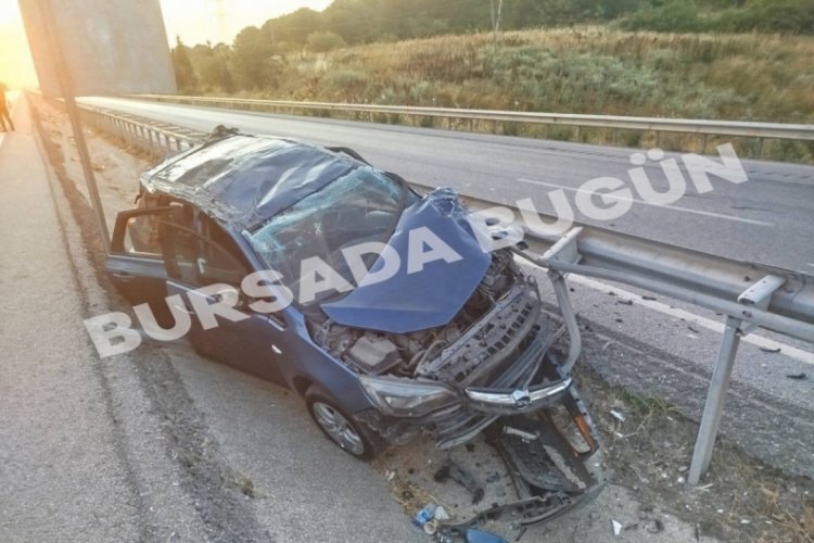 Sabaha karşı Bursa yolunda feci kaza!