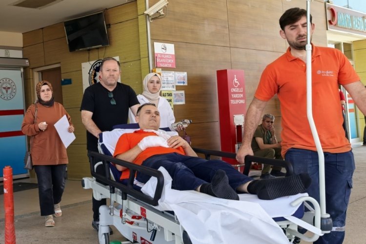 Bursa'daki cam fabrikasında feci kaza!