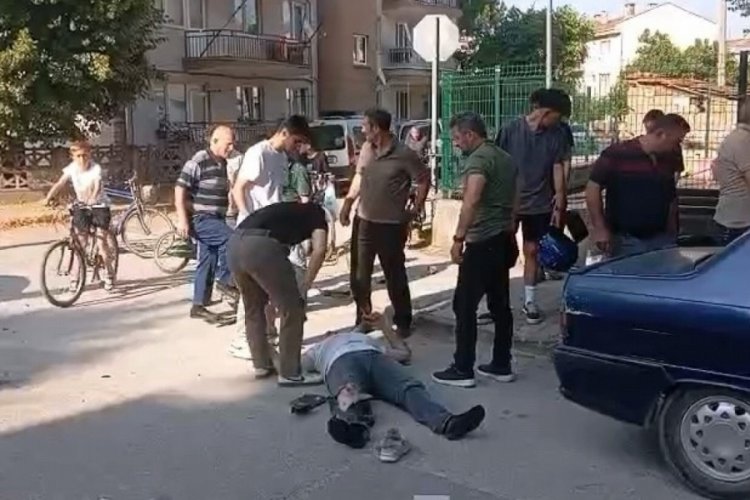Bursa'da feci kaza! Ölümden döndü...