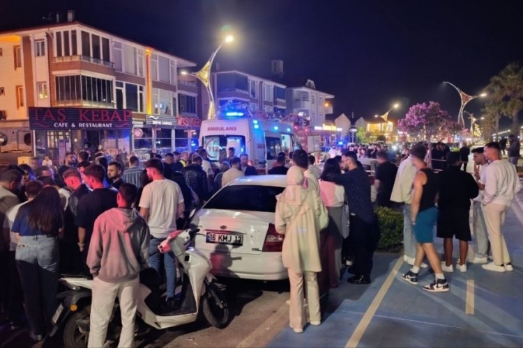 Çöp atmaya giden kadına çarpıp olay yerinden kaçtı