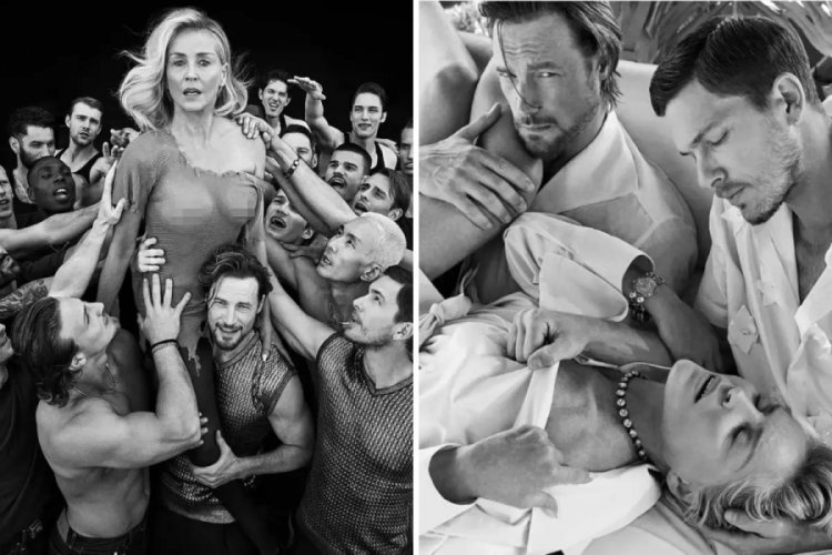 Üstsüz poz veren Sharon Stone, yine sınırları zorladı