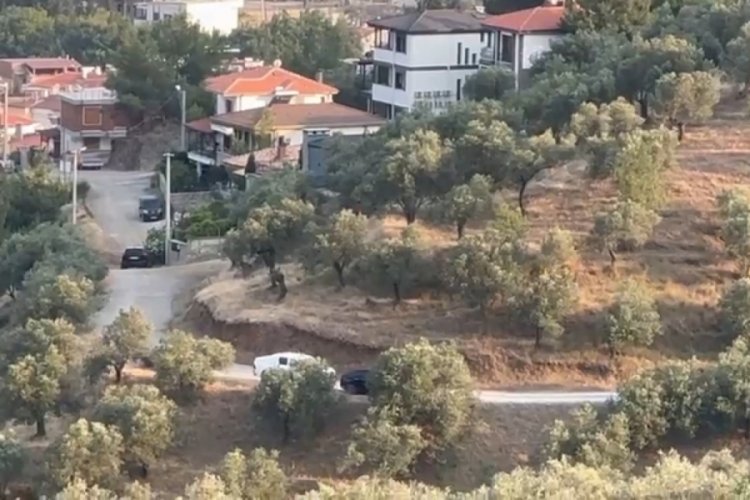 Ekrem İmamoğlu'nun babasına ait olduğu iddia edilen Güre'deki arazide arama yapıldı