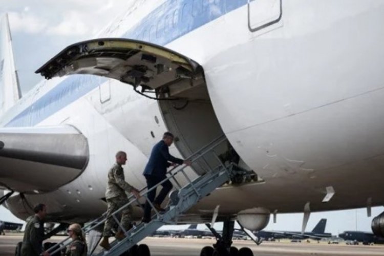 Trump'ın "Kıyamet Günü Uçağı" havalandı