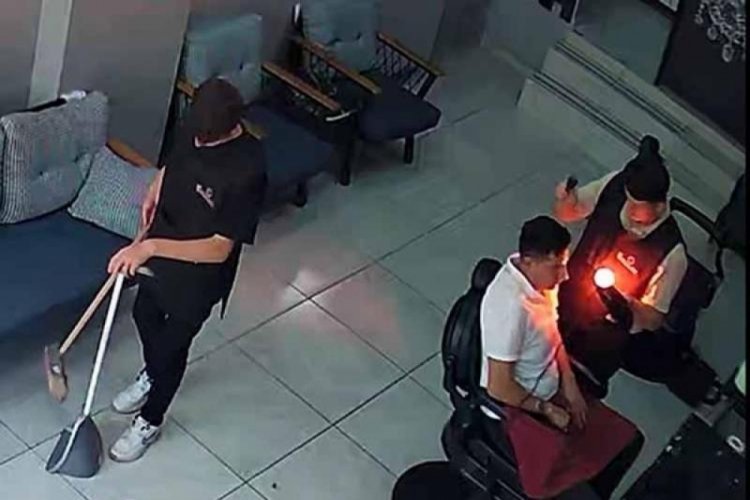 Kuaförde korku dolu an! Fön makinesi bomba gibi patladı