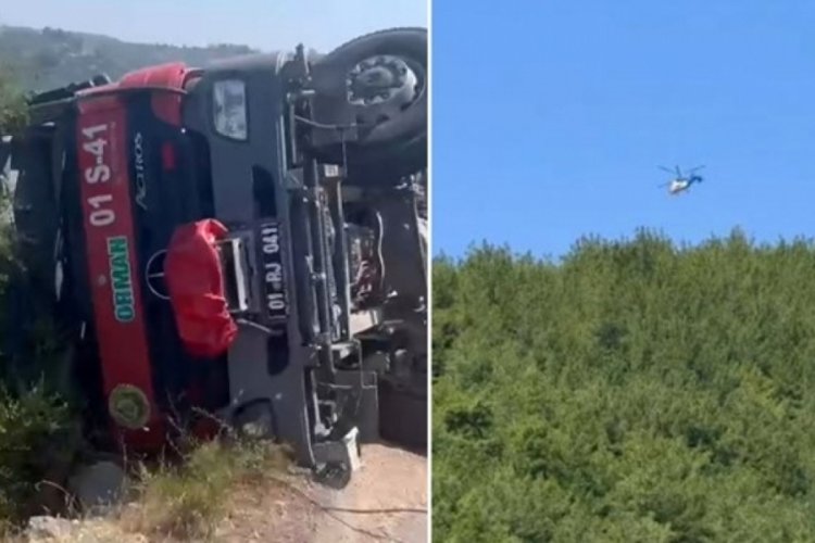 Adana'da orman yangını!